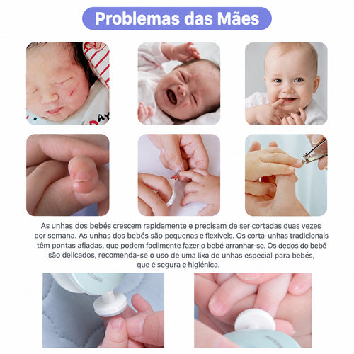 Lima Elétrica para Unhas de Bebé